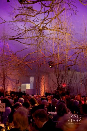 Flame resistance for tree branch decor for Metropolitan Opera Opening Gala